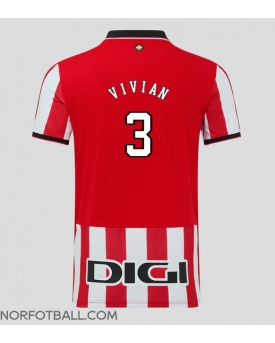 Billige Fotballdrakt Athletic Bilbao Dani Vivian #3 Replika Hjemmedrakt 2025-26 Kortermet Billige Fotballdrakt Athletic Bilbao Dani Vivian #3 Replika Hjemmedrakt 2025-26 Kortermet